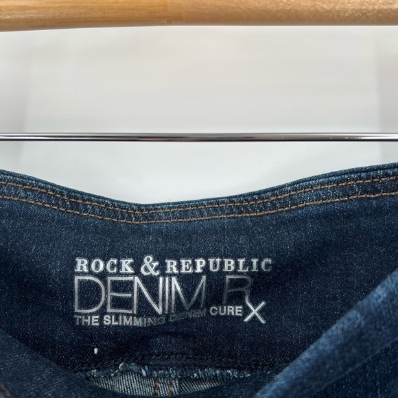 Rock & Republic Denim R/X Fever Crop Ladies Size 4 - Picture 6 of 10